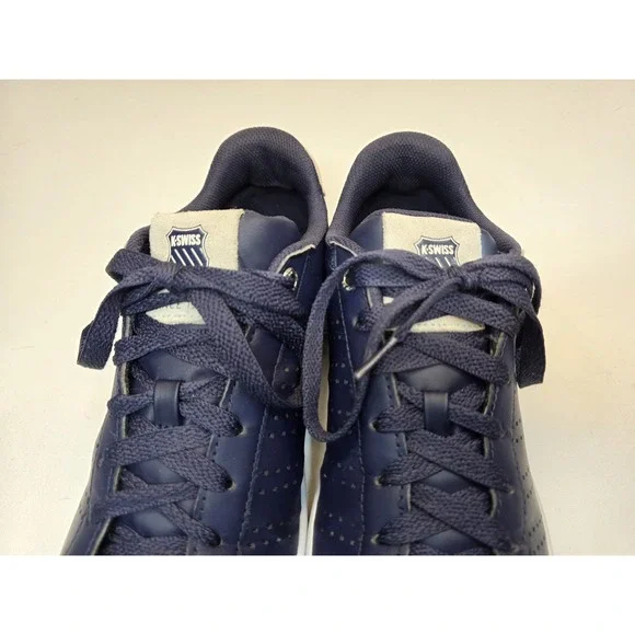 Mens Size 10 K-Swiss Court Casper Tennis Sneakers Navy Blue - Picture 6 of 10